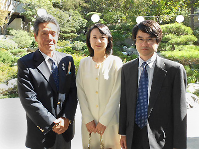 Mr. and Mrs. Consul Shimmura and President Aoki
